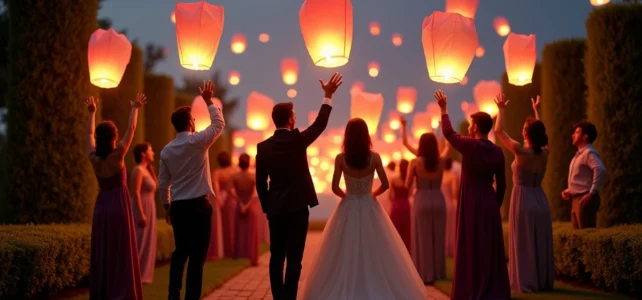 10 idées originales pour une alternative au feu d&rsquo;artifice mariage